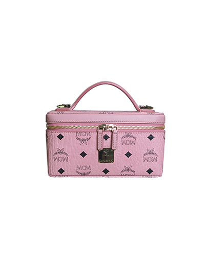 Rockstar Vanity Case Bag, &pound;295, Handbags, Pink, Canvas, Front view